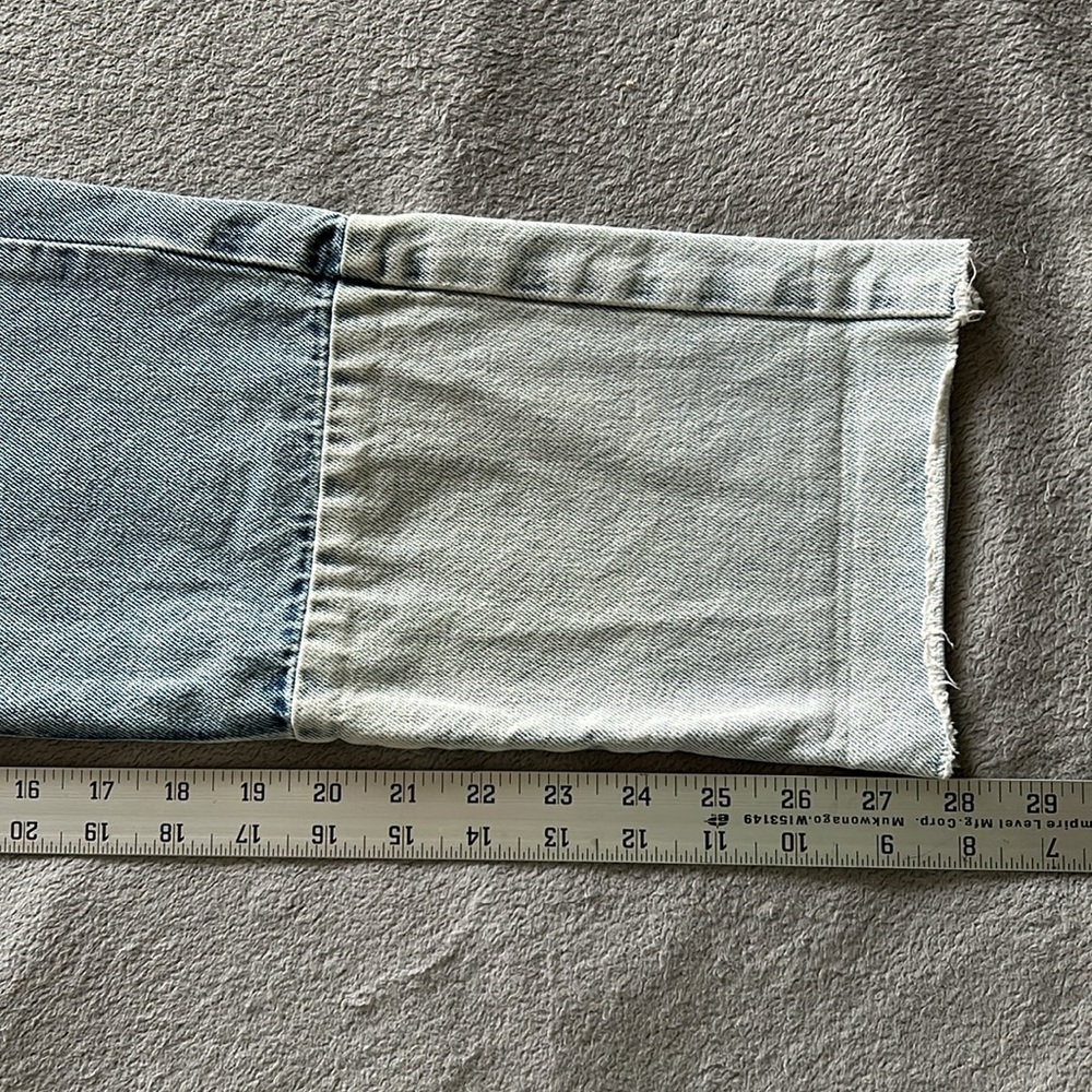 Reclaimed Vintage | Womens Vintage Patchwork Denim Jeans - Size - Picture 8 of 11